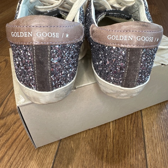 Golden Goose Deluxe Brand Golden Goose Deluxe Brand Super Star Glittered Lace-Up - Picture 8 of 11